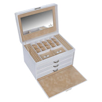 Coffret (sans tiroirs) VARIO vario / blanc (cuir)