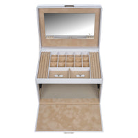 Coffret (sans tiroirs) VARIO vario / blanc (cuir)