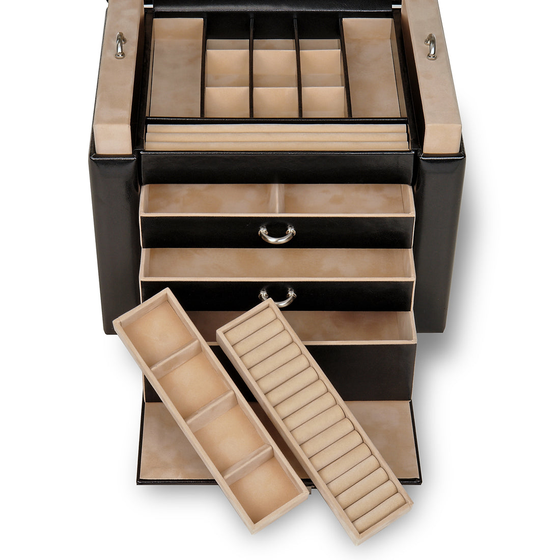 Coffret à bijoux Marta new classic / noir (cuir)