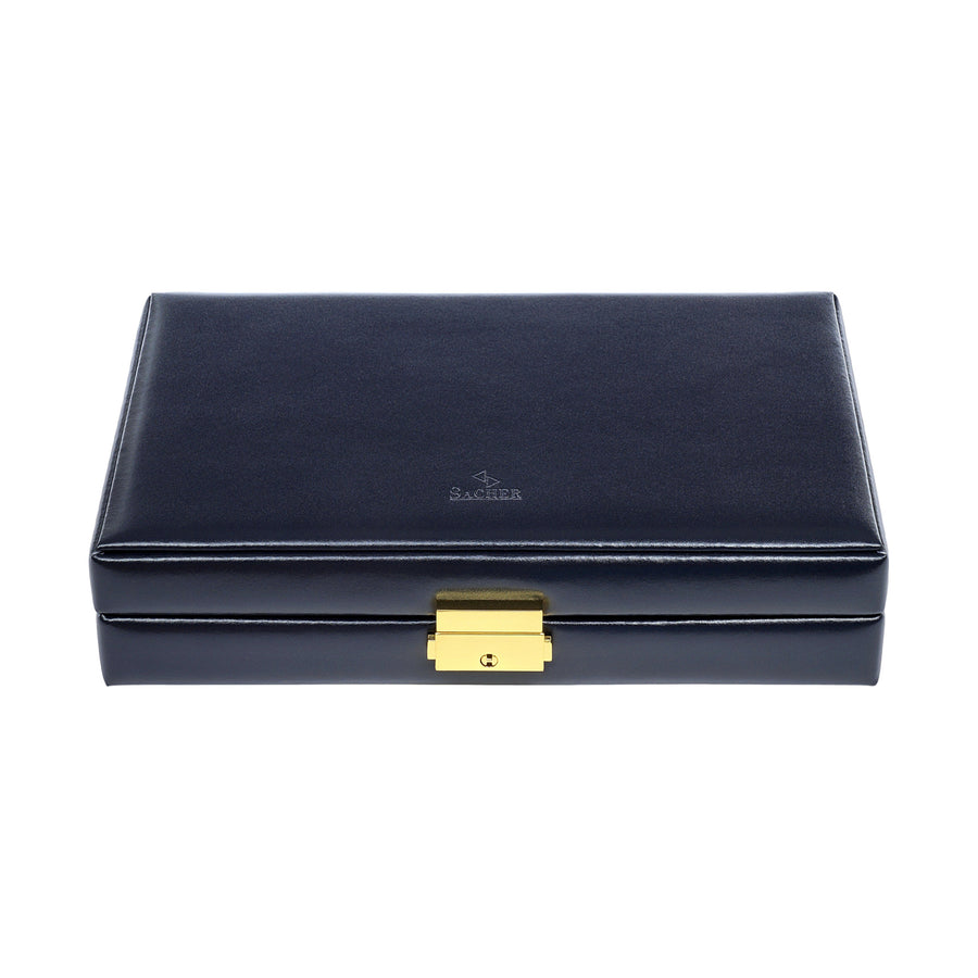 case for rings acuro / navy (leather)