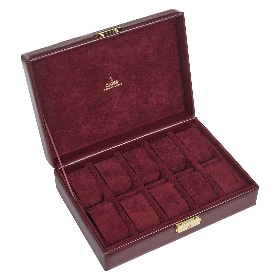 Coffret à montres acuro / bordeaux (cuir)