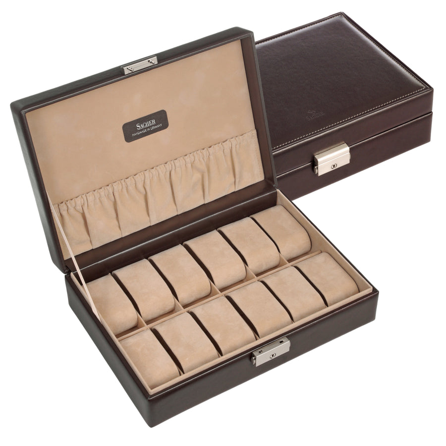 case for 12 watches new classic / mocca