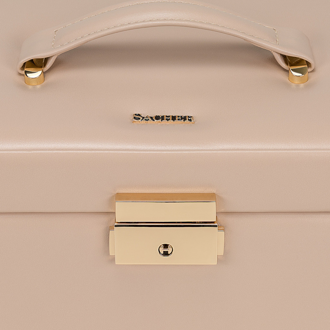 Schmuckkasten Emma pastello / beige (Leder)