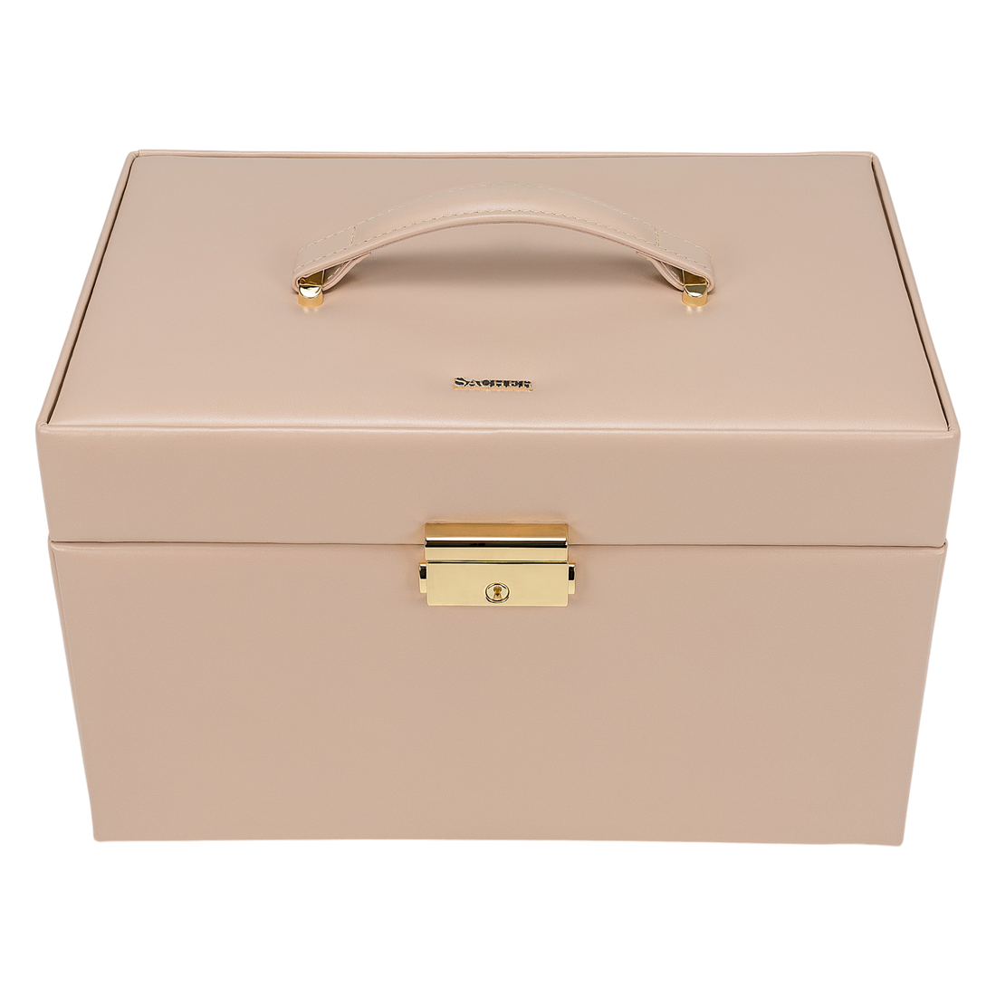 Schmuckkasten Karen pastello / beige (Leder)