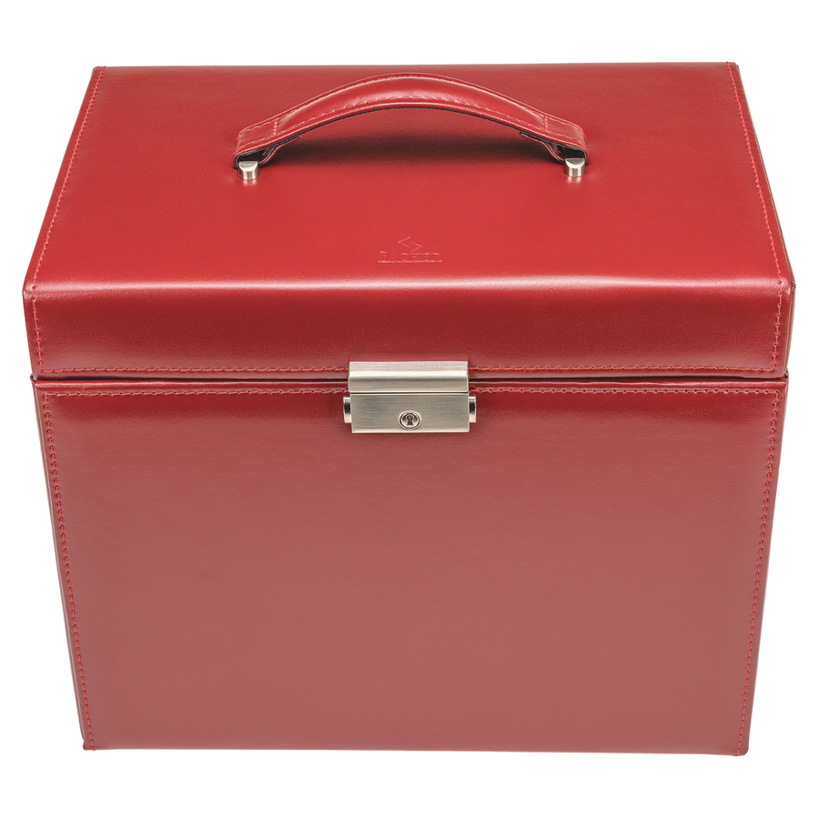 Nancy jewelry box amadora / red (leather)