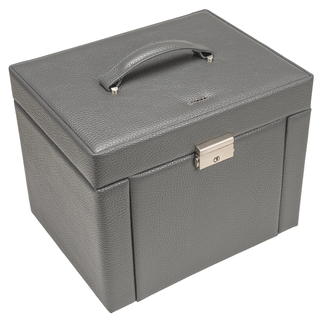 Coffret à bijoux Marta granello / gris (cuir de vachette pleine fleur)