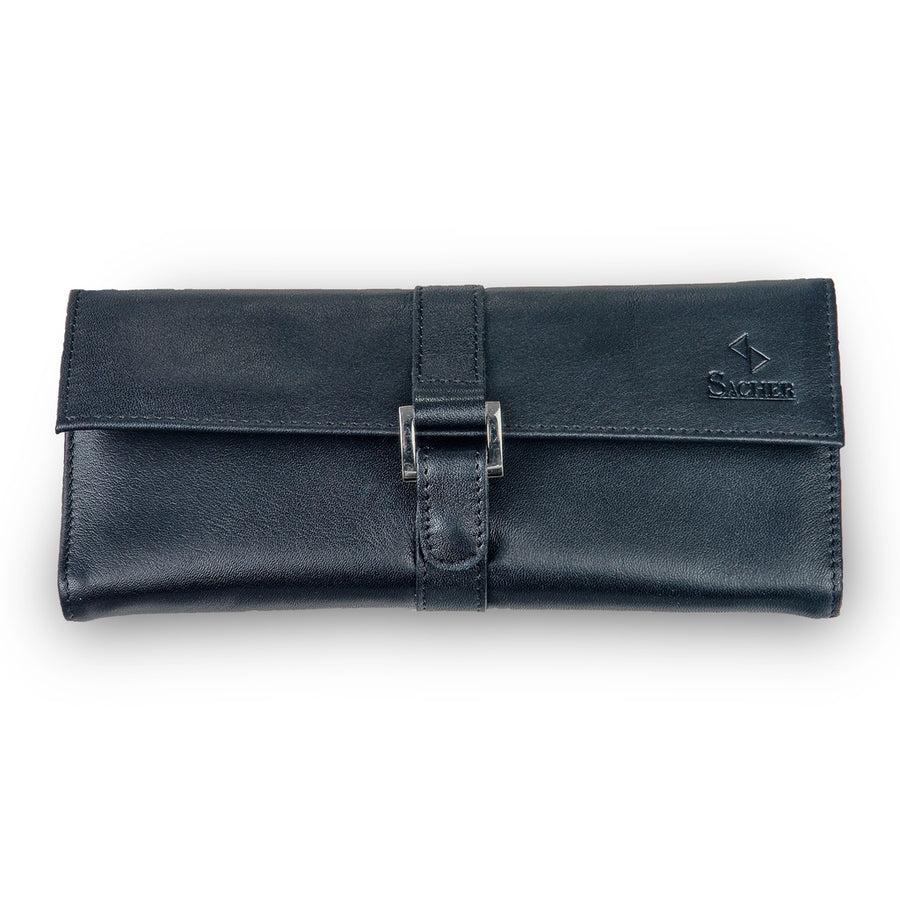 jewellery roll new classic / black (leather)