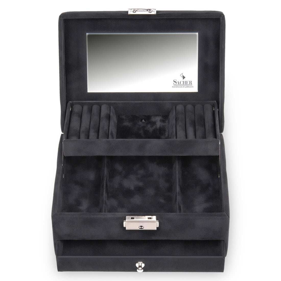 Jewelry box Carola crystalo / black