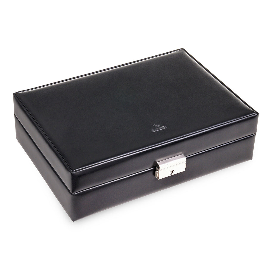 case for 12 watches new classic / black (leather)
