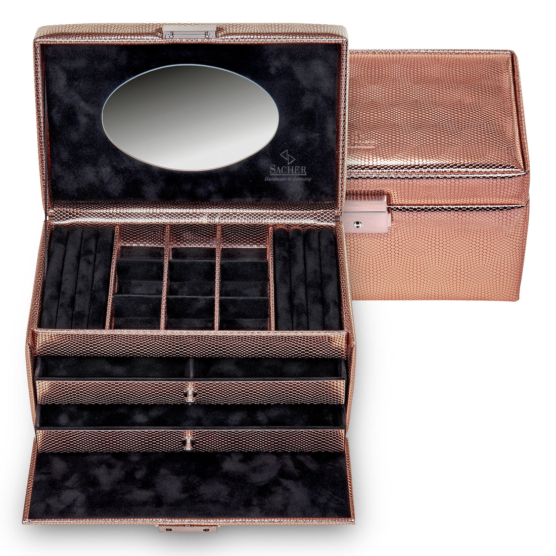 Boîte à bijoux en cuir - SACHER 1846 | Offizieller Store Boîte à bijoux en cuir - SACHER 1846 | Offizieller Store