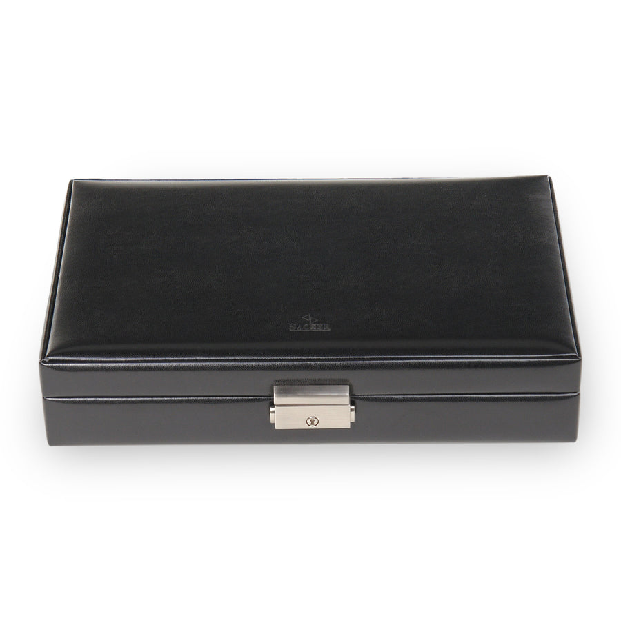case for coins new classic / black (leather)