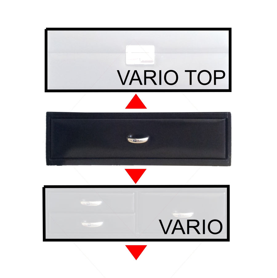 Module standard VARIO montres vario / noir (cuir)