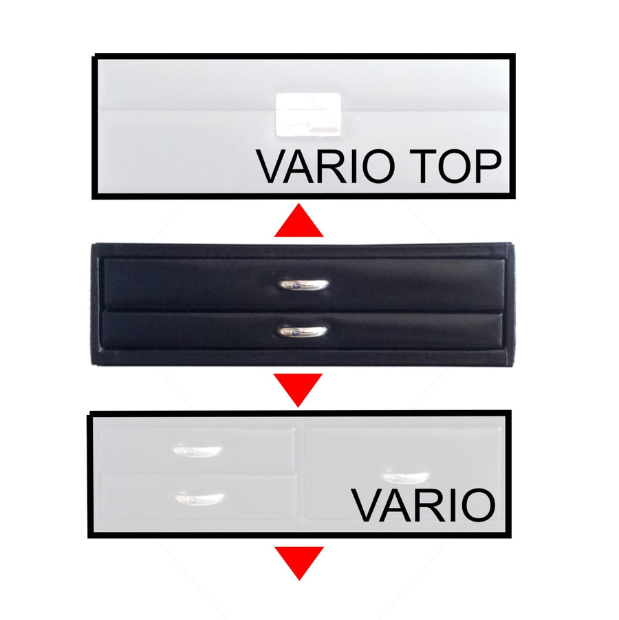 Module standard VARIO bijoux ensemble vario / noir (cuir)
